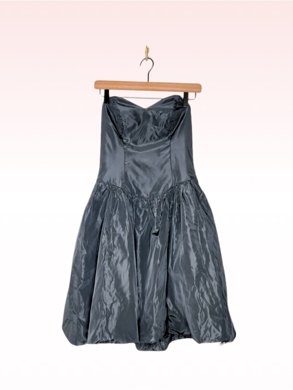 BETSEY JOHNSON Black Strapless Corset Dress (Sz 4)